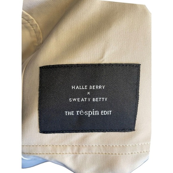 Sweaty Betty x Halle Berry NEW Jackie Jumpsuit Beige Size Medium Re Spin Edit - Picture 5 of 10